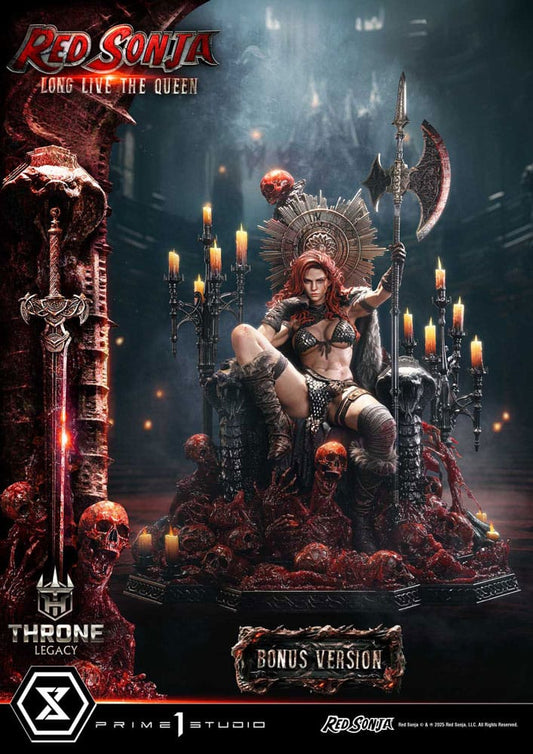 Red Sonja Throne Legacy Collection Statue Statue 1/3 Red Sonja: Long Live the Queen Bonus Version 77 cm P065381