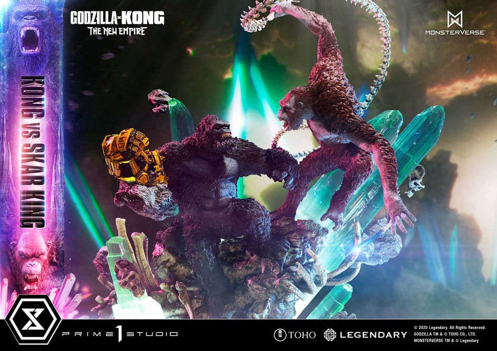 Godzilla x Kong: The New Empire Ultimate Diorama Masterline Series Statue Kong vs Skar King 104 cm P054402