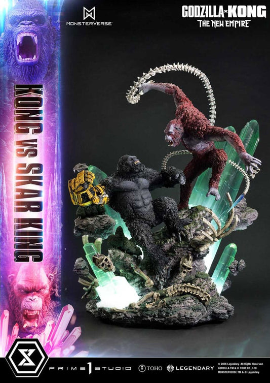 Godzilla x Kong: The New Empire Ultimate Diorama Masterline Series Statue Kong vs Skar King Bonus Version 104 cm P054403