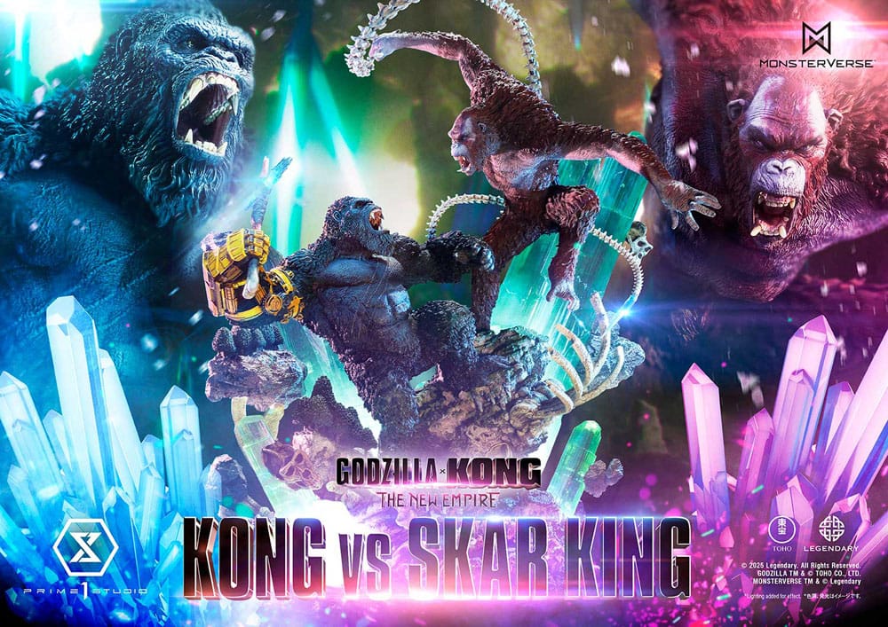 Godzilla x Kong: The New Empire Ultimate Diorama Masterline Series Statue Kong vs Skar King Bonus Version 104 cm P054403