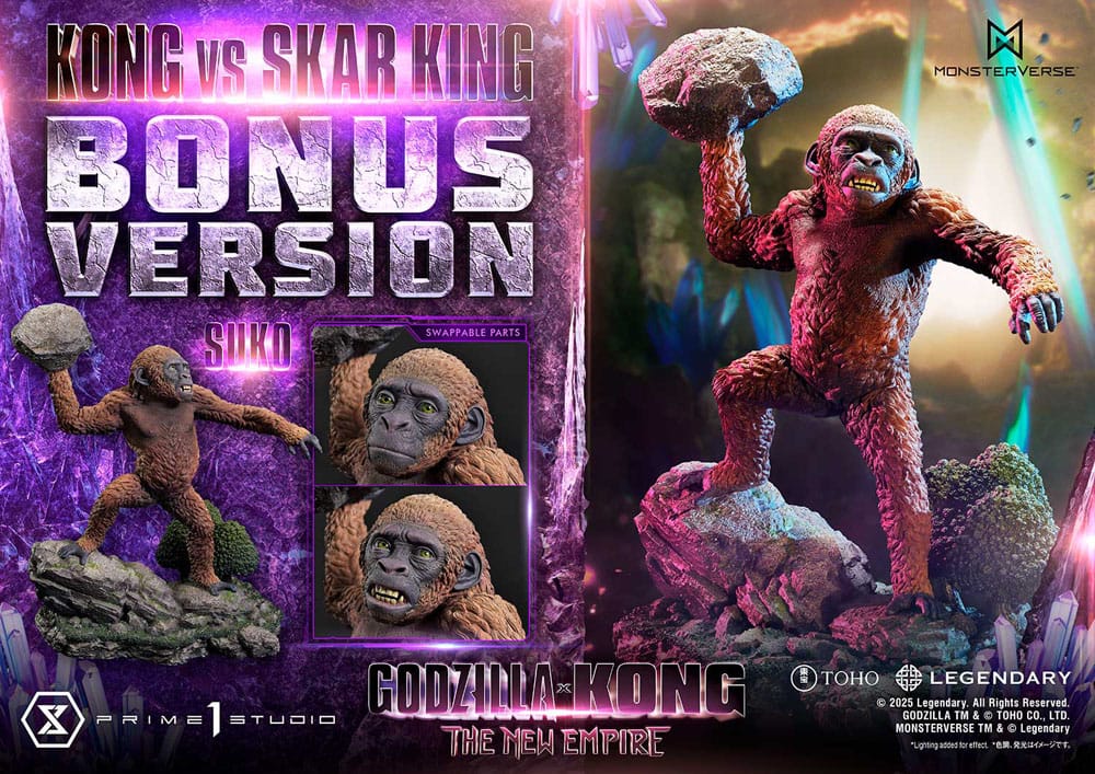Godzilla x Kong: The New Empire Ultimate Diorama Masterline Series Statue Kong vs Skar King Bonus Version 104 cm P054403