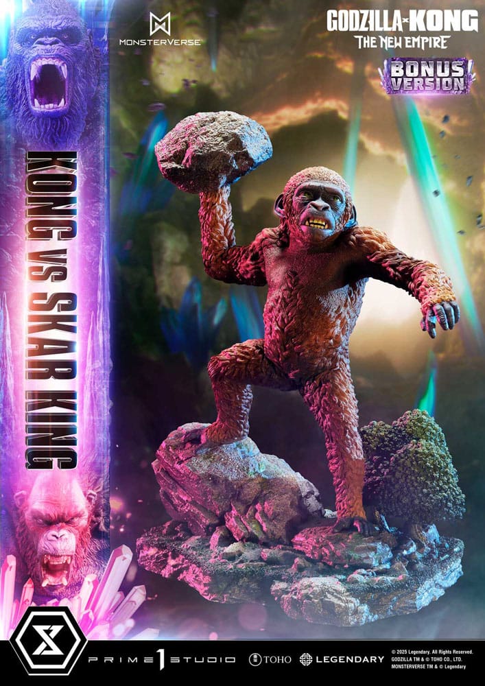 Godzilla x Kong: The New Empire Ultimate Diorama Masterline Series Statue Kong vs Skar King Bonus Version 104 cm P054403