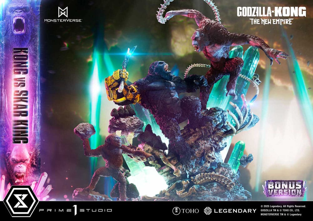Godzilla x Kong: The New Empire Ultimate Diorama Masterline Series Statue Kong vs Skar King Bonus Version 104 cm P054403