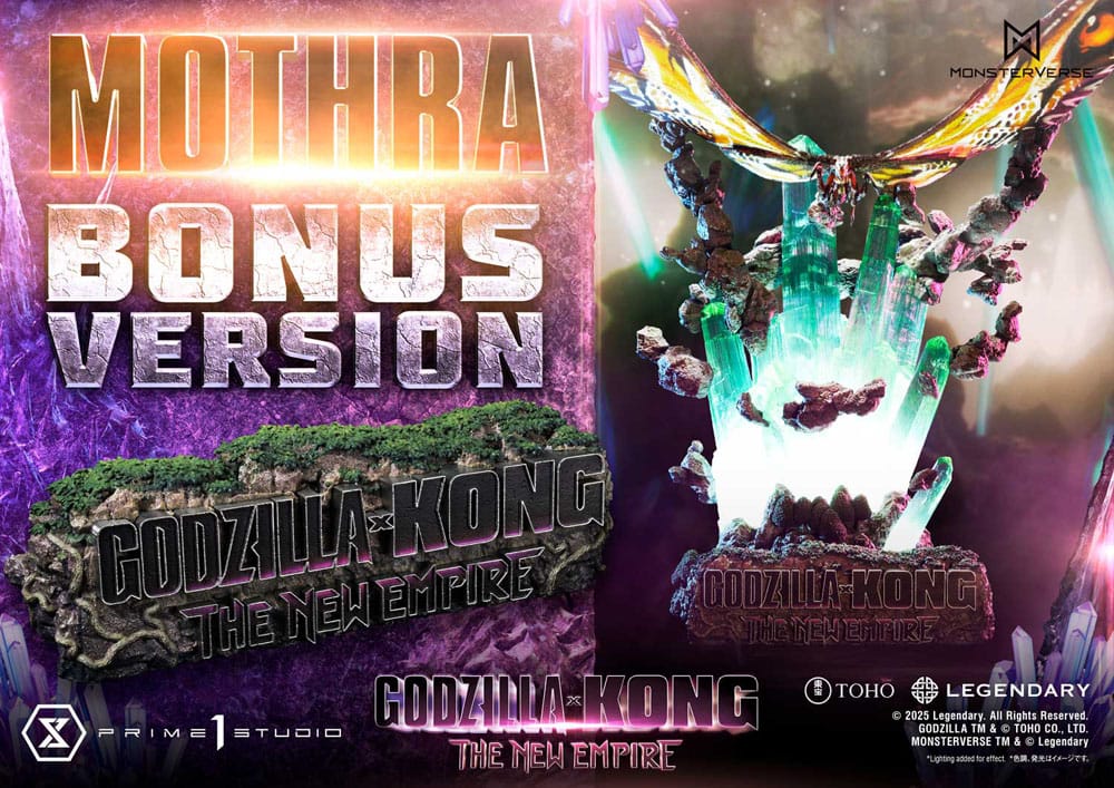 Godzilla x Kong: The New Empire Ultimate Diorama Masterline Series Statue Mothra Bonus Version 113 cm P054405