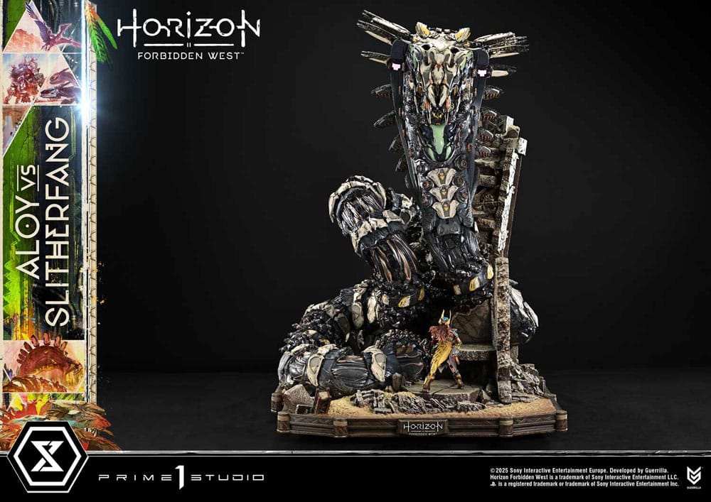 Horizon Forbidden West Ultimate Diorama Masterline Series Statue Aloy vs. The Slitherfang 82 cm P069135
