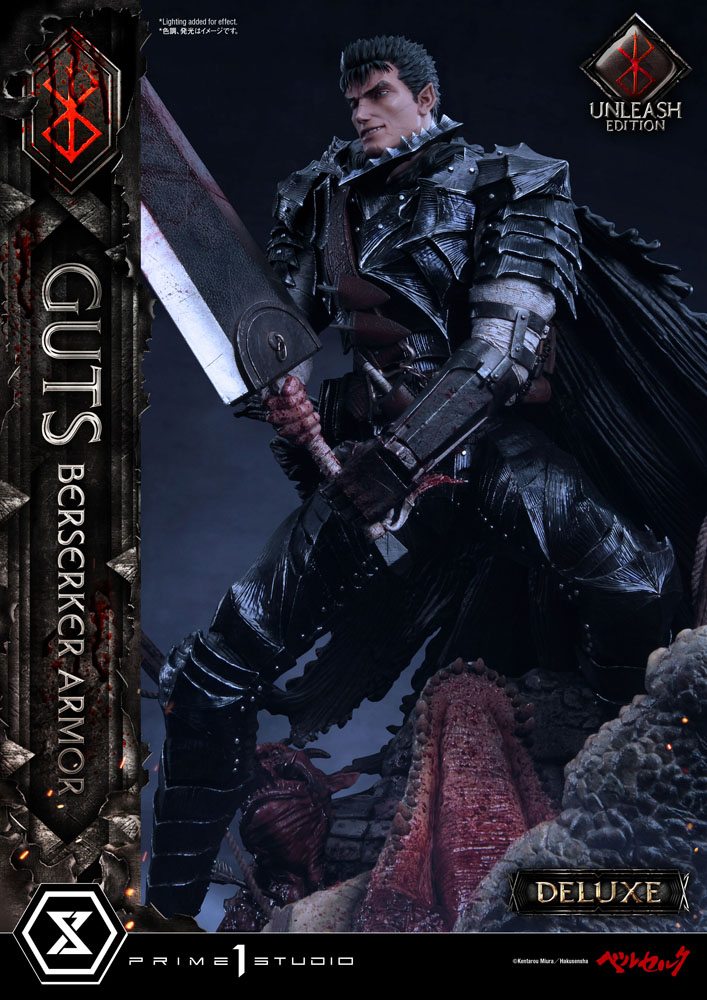 Berserk Statue 1/4 Guts Berserker Armor Unleash Edition Deluxe Version 91 cm P054415