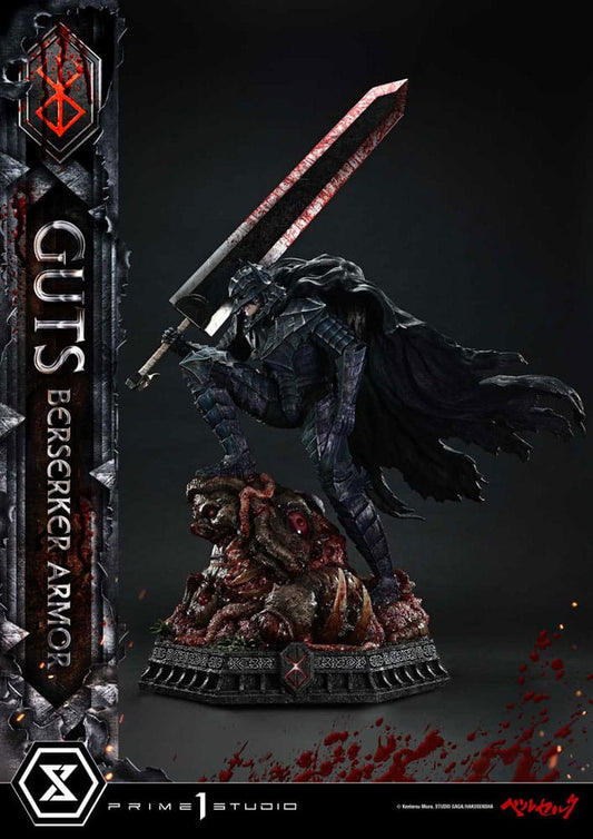 Berserk Ultimate Premium Masterline Series Statue 1/4 Guts, Berserker Armor Grunbeld vs. Guts Deluxe Version 94 cm P054419