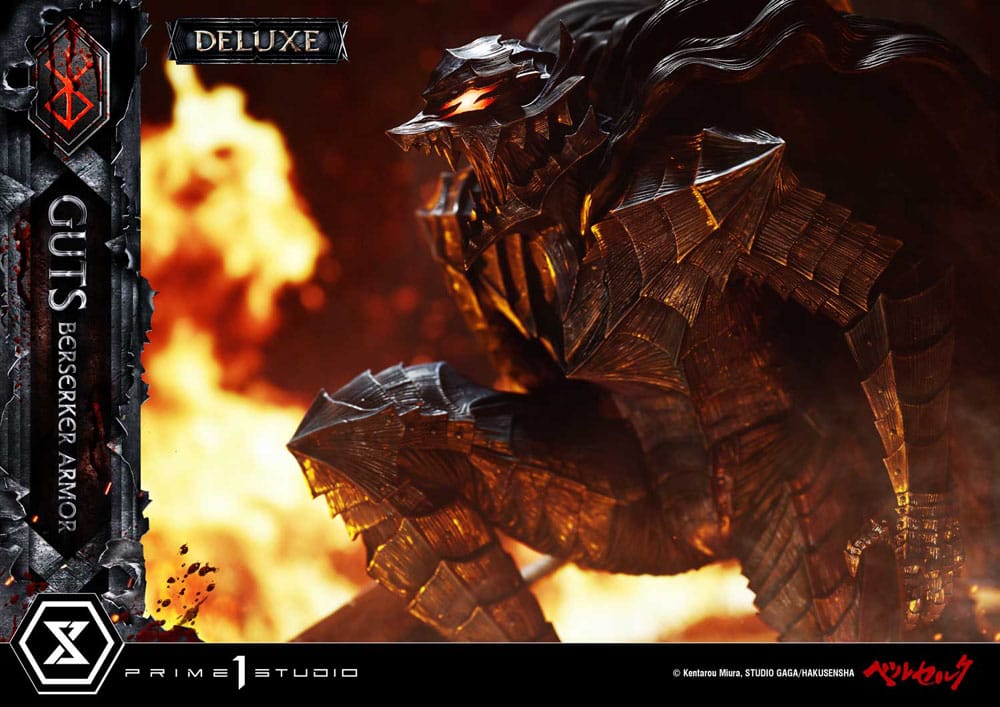 Berserk Ultimate Premium Masterline Series Statue 1/4 Guts, Berserker Armor Grunbeld vs. Guts Deluxe Version 94 cm P054419