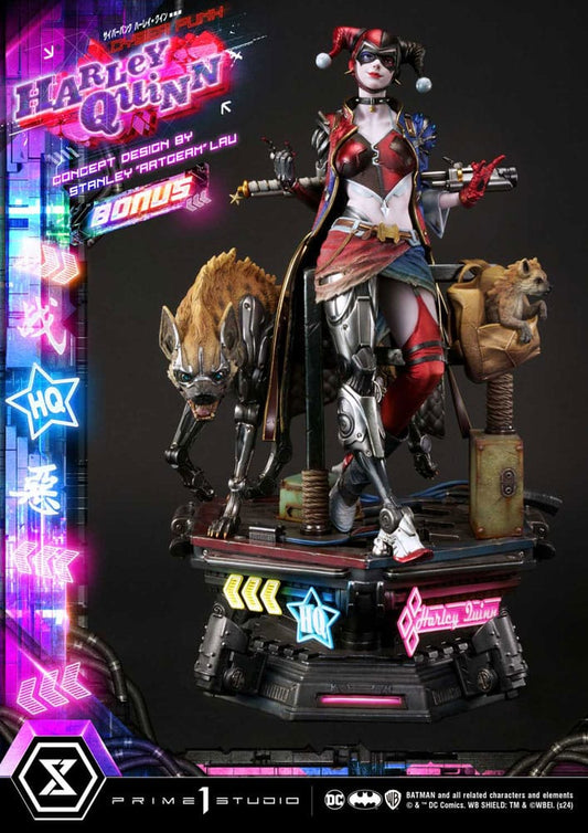 Batman Ultimate Premium Masterline Series Statue Cyberpunk Harley Quinn Deluxe Bonus Version 60 cm P054434