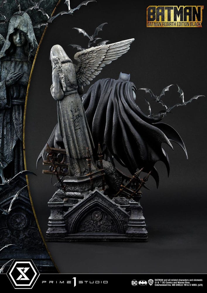 Batman Ultimate Premium Masterline Series Statue 1/4 Batman Rebirth Edition Black Deluxe Version 71 cm P054436