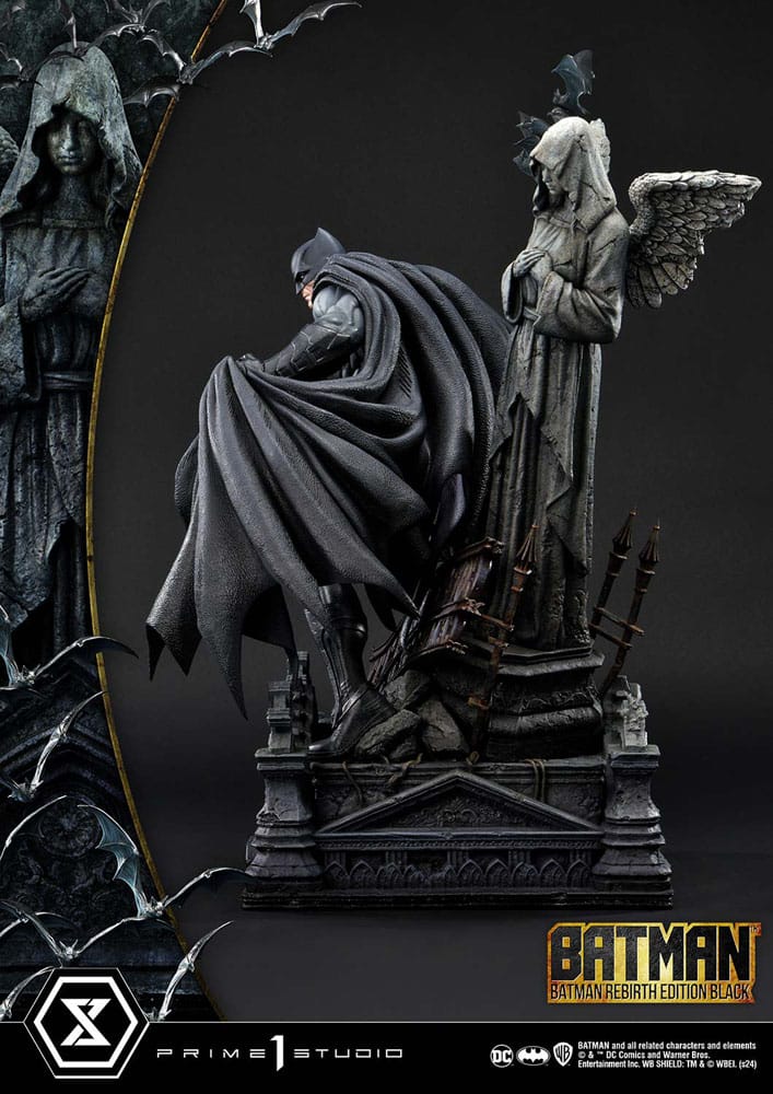 Batman Ultimate Premium Masterline Series Statue 1/4 Batman Rebirth Edition Black Deluxe Version 71 cm P054436
