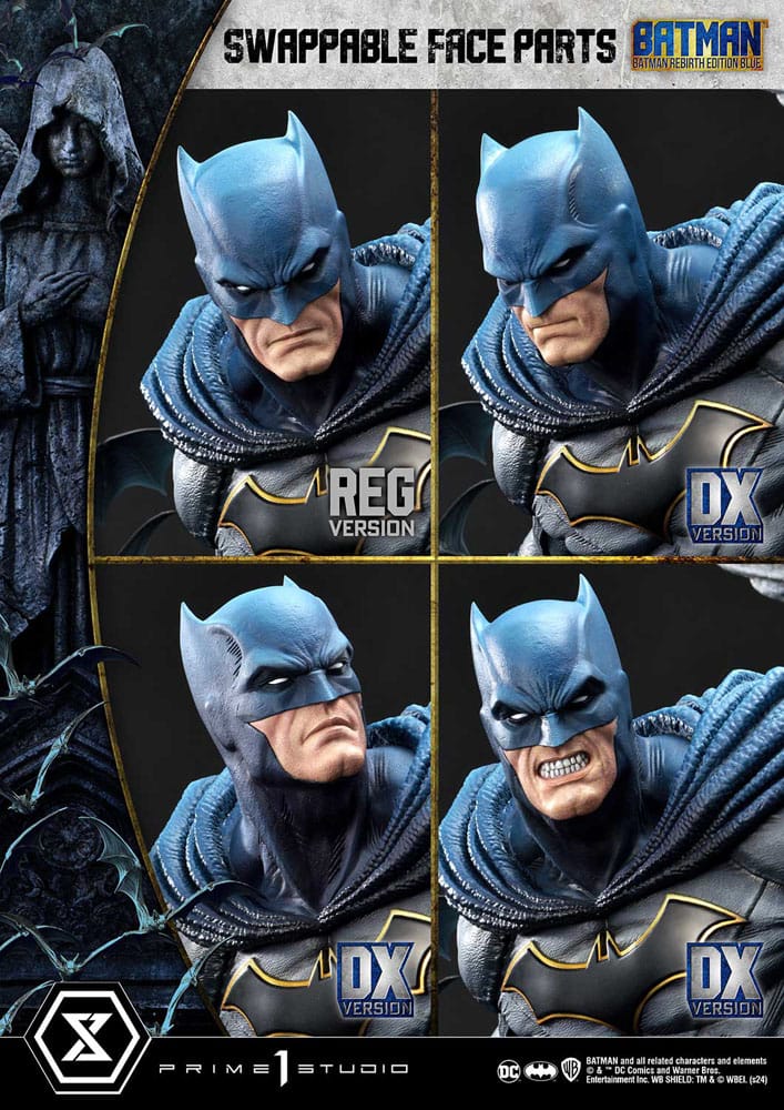 Batman Ultimate Premium Masterline Series Statue 1/4 Batman Rebirth Edition Blue Deluxe Version 71 cm P054437