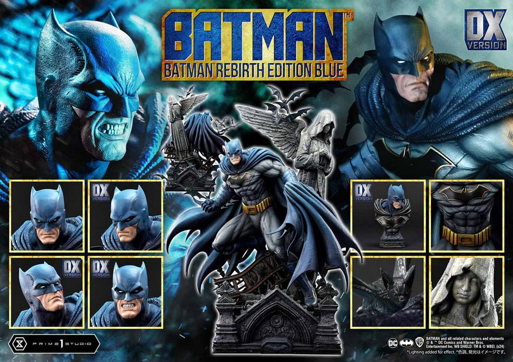 Batman Ultimate Premium Masterline Series Statue 1/4 Batman Rebirth Edition Blue Deluxe Version 71 cm P054437