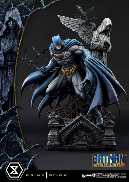 Batman Ultimate Premium Masterline Series Statue 1/4 Batman Rebirth Edition Blue 71 cm P054440