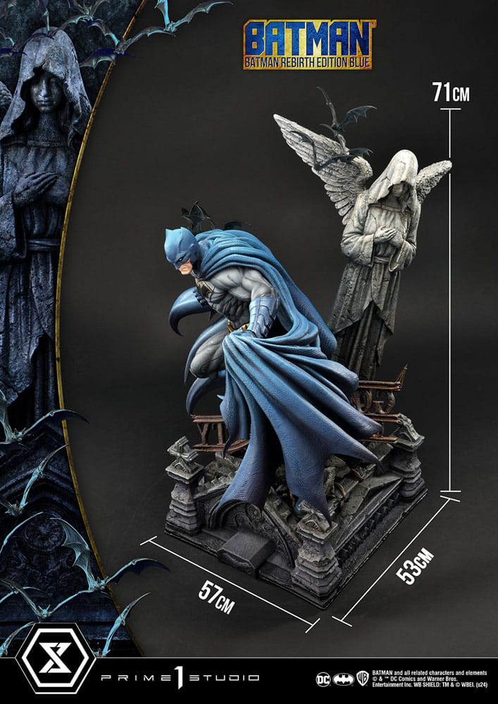Batman Ultimate Premium Masterline Series Statue 1/4 Batman Rebirth Edition Blue 71 cm P054440
