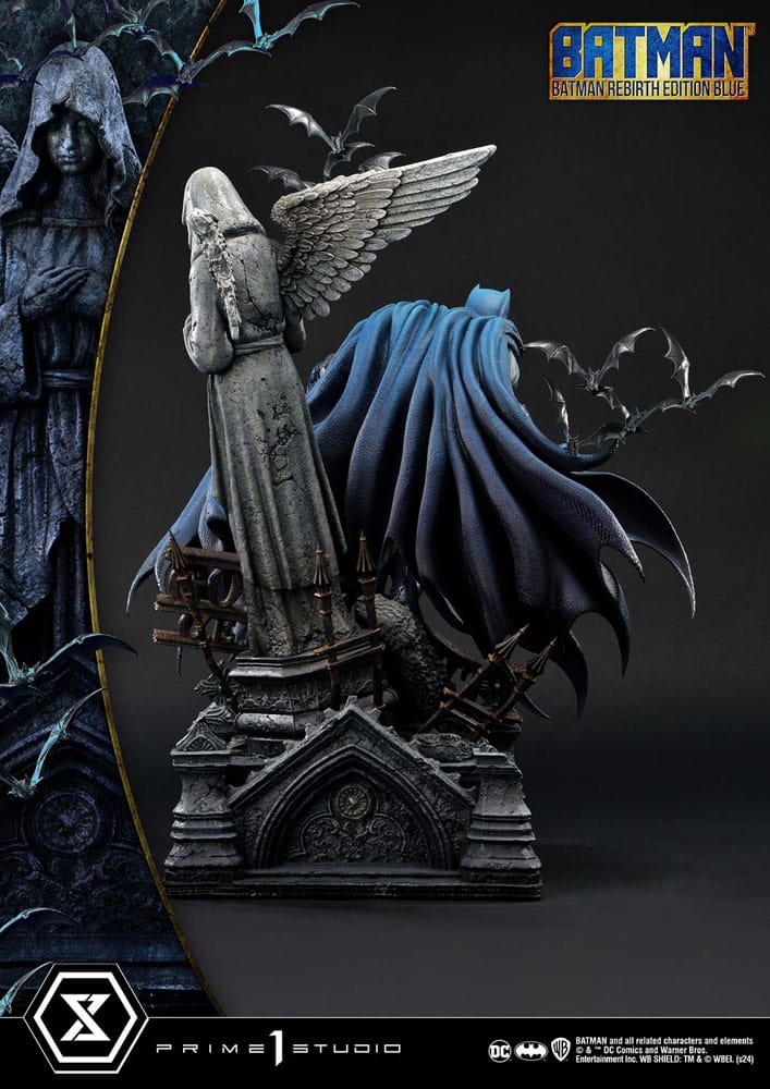 Batman Ultimate Premium Masterline Series Statue 1/4 Batman Rebirth Edition Blue 71 cm P054440