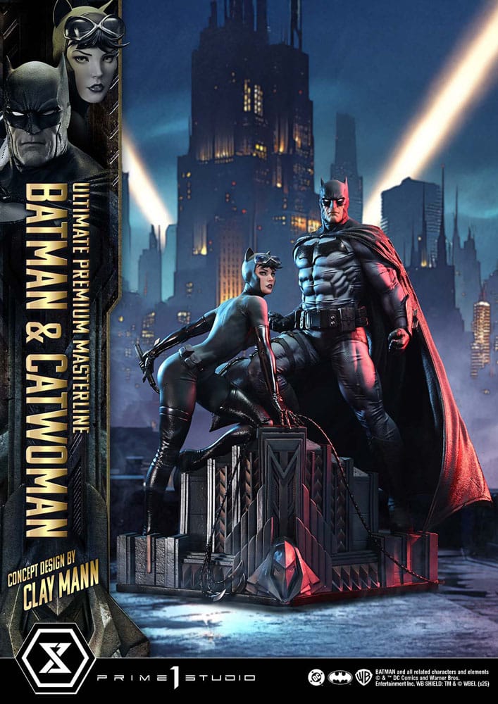DC Comics Ultimate Premium Masterline Series Statue 1/4 Batman & Catwoman (Concept Design by Clay Mann) 56 cm P068392