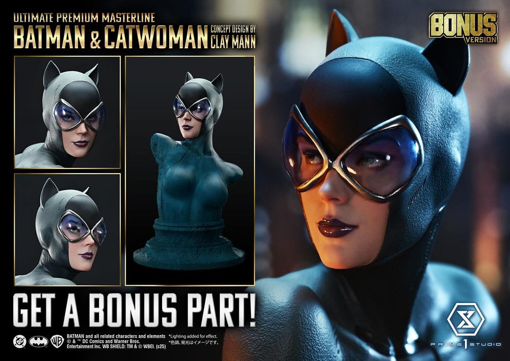 DC Comics Ultimate Premium Masterline Series Statue 1/4 Batman & Catwoman (Concept Design by Clay Mann) Bonus Version 56 cm P068393