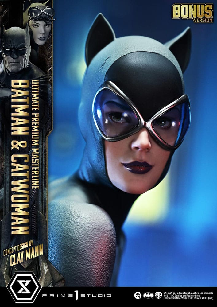 DC Comics Ultimate Premium Masterline Series Statue 1/4 Batman & Catwoman (Concept Design by Clay Mann) Bonus Version 56 cm P068393