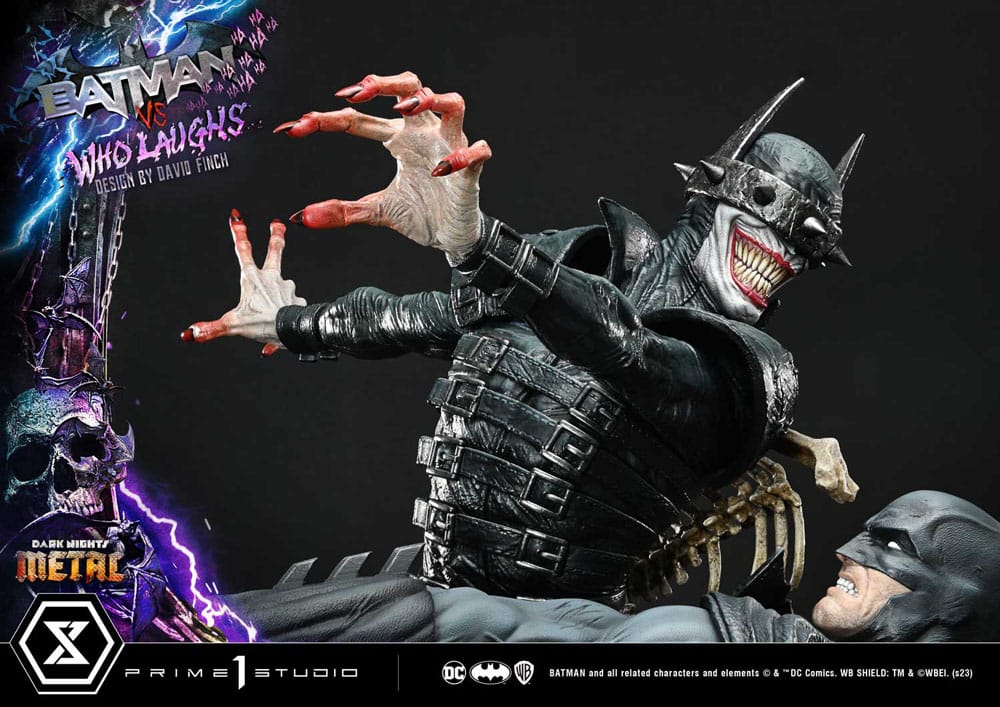 Dark Nights: Metal Ultimate Premium Masterline Series Statue 1/4 Batman VS Batman Who Laughs 67 cm P054445