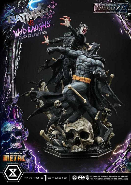 Dark Nights: Metal Ultimate Premium Masterline Series Statue 1/4 Batman VS Batman Who Laughs Deluxe Version 67 cm P054446