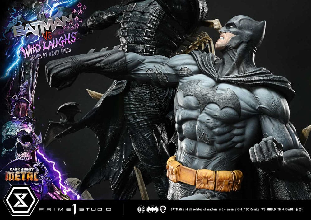 Dark Nights: Metal Ultimate Premium Masterline Series Statue 1/4 Batman VS Batman Who Laughs Deluxe Version 67 cm P054446
