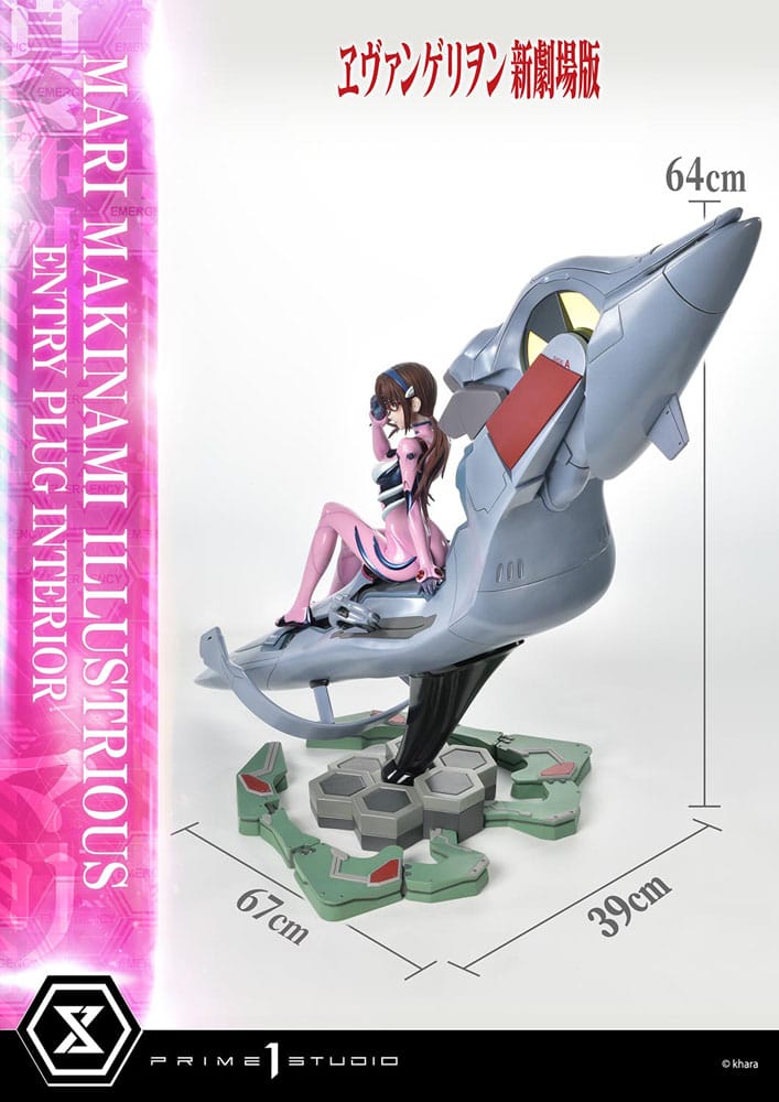 Rebuild of Evangelion Ultimate Premium Masterline Series Statue 1/4 Mari Makinami Illustrious Normal Ver. 64 cm P054453