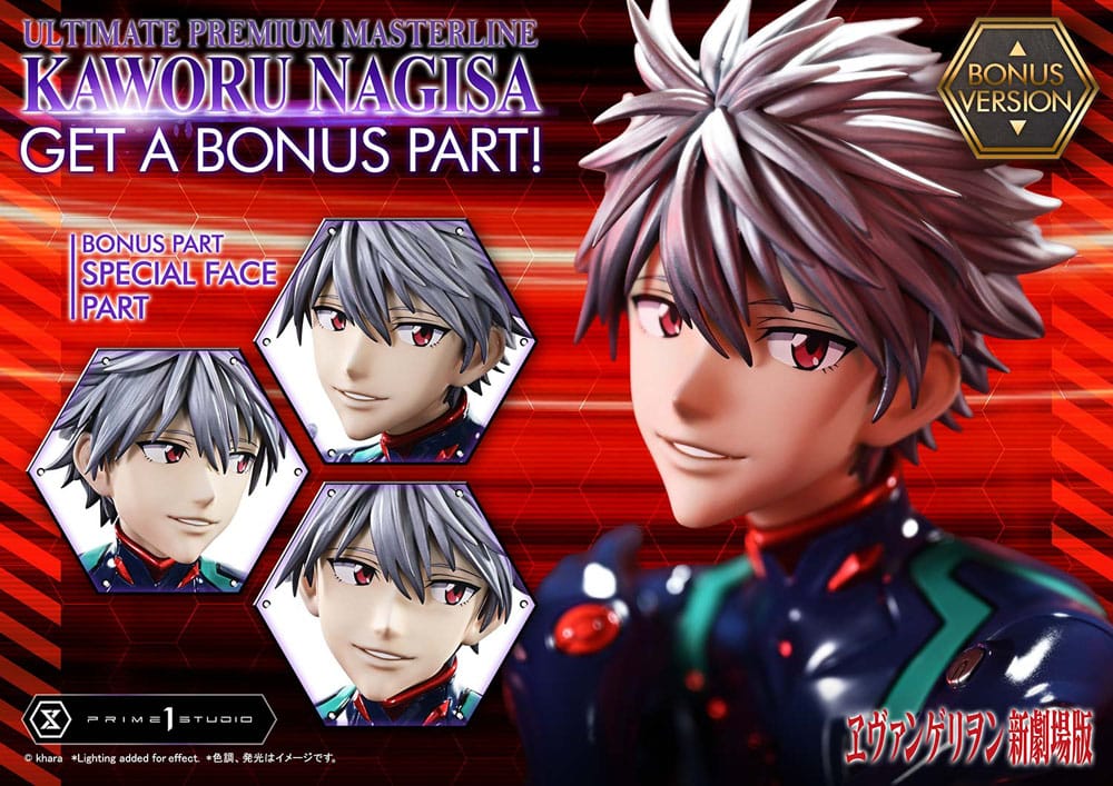 Neon Genesis Evangelion Ultimate Premium Masterline Series Statue 1/4 Kaworu Nagisa Bonus Ver. 47 cm P054456