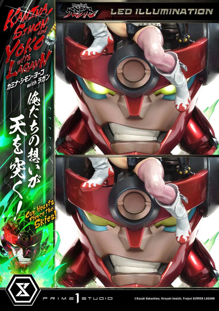 Gurren Lagann Ultimate Premium Masterline Series Statue 1/4 Kamina, Simon & Yoko with Lagann Deluxe Bonus Version 97 cm P054466