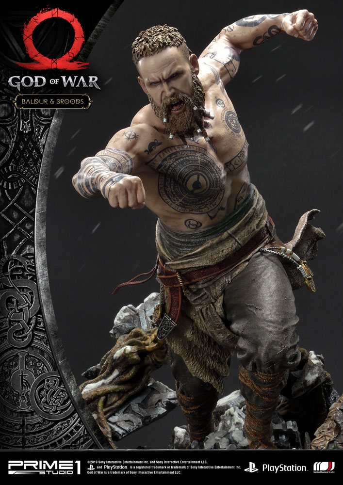 God of War (2018) Statue Baldur & Broods 62 cm P054467