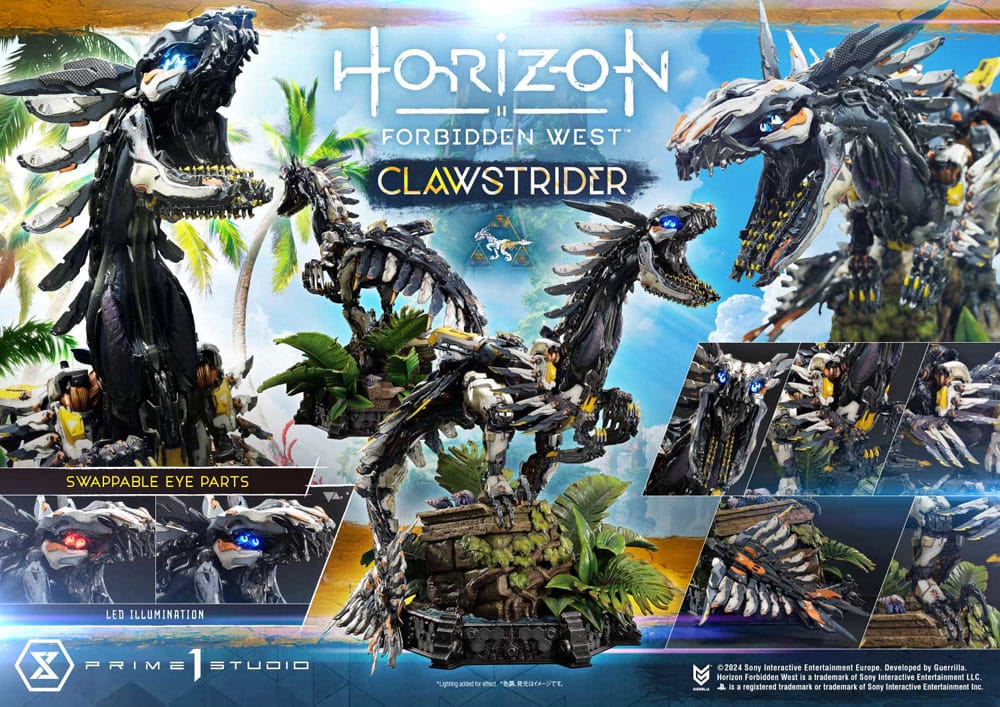 Horizon Forbidden West Ultimate Premium Masterline Series Statue 1/4 Clawstrider 68 cm P054475