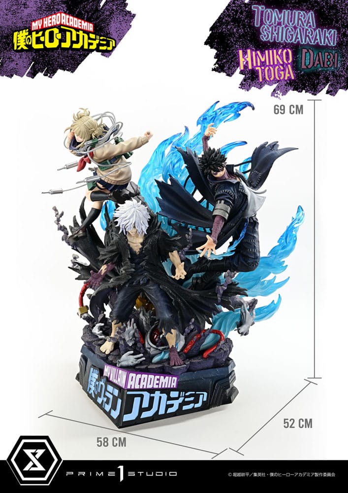 My Hero Academia Statue Ultimate Premium Masterline Tomura Tomura Shigaraki, Dabi & Himiko Toga Deluxe Bonus Version 69 cm P054486