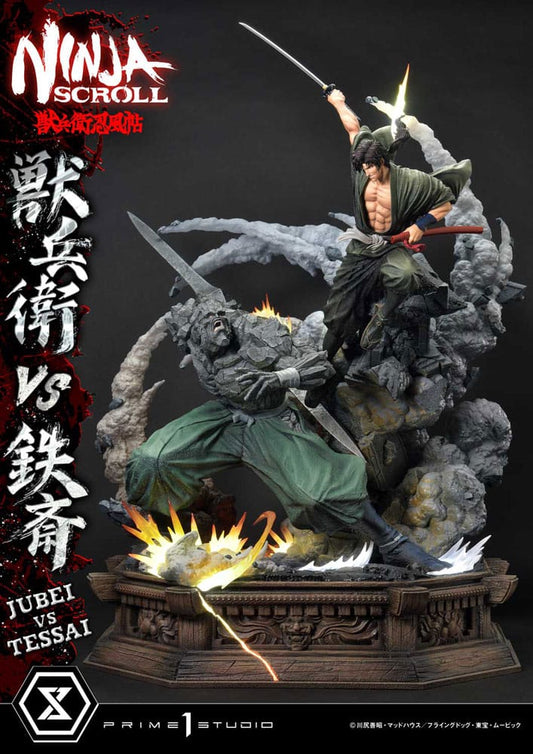 Ninja Scroll Ultimate Premium Masterline Series Statue 1/4 Jubei Versus Tessai 101 cm P054487
