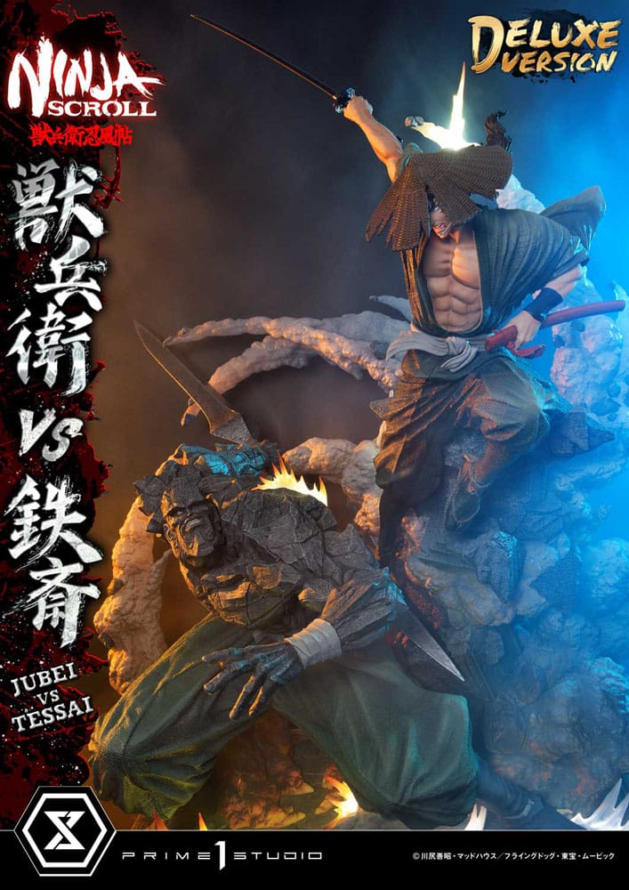 Ninja Scroll Ultimate Premium Masterline Series Statue 1/4 Jubei Versus Tessai Deluxe Version 101 cm P054488