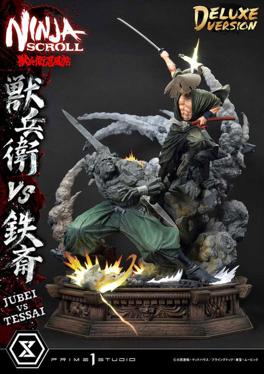 Ninja Scroll Ultimate Premium Masterline Series Statue 1/4 Jubei Versus Tessai Deluxe Bonus Version 101 cm P054489