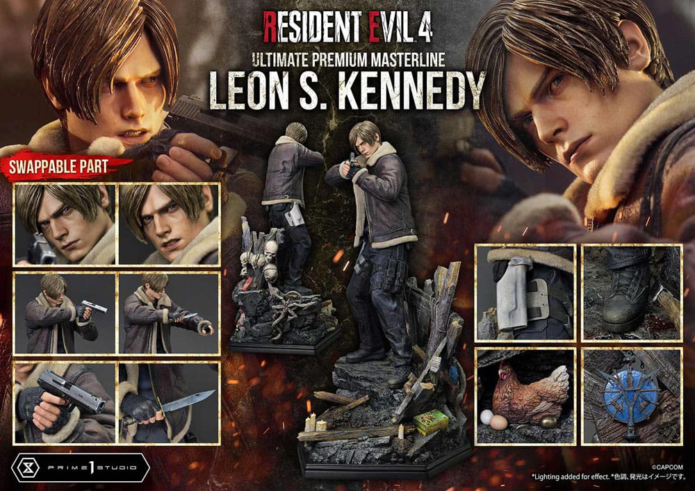 Resident Evil 4 Ultimate Premium Masterline Series Statue 1/4 Leon S. Kennedy 64 cm P054491