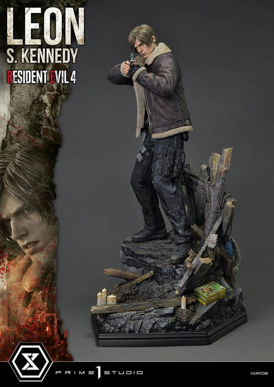 Resident Evil 4 Ultimate Premium Masterline Series Statue 1/4 Leon S. Kennedy Bonus Ver. 64 cm P054492