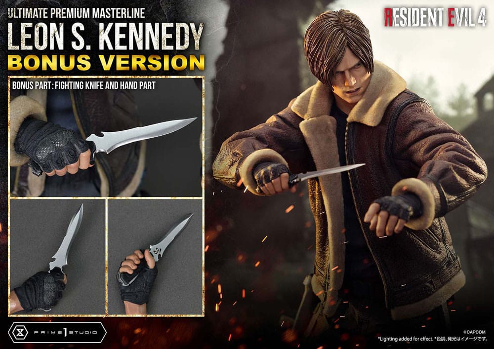 Resident Evil 4 Ultimate Premium Masterline Series Statue 1/4 Leon S. Kennedy Bonus Ver. 64 cm P054492