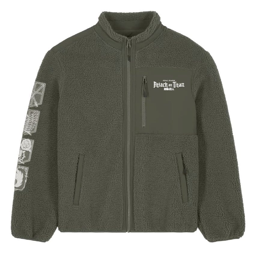 Attack On Titan Sherpa Jacket Logo Size XXL P076607