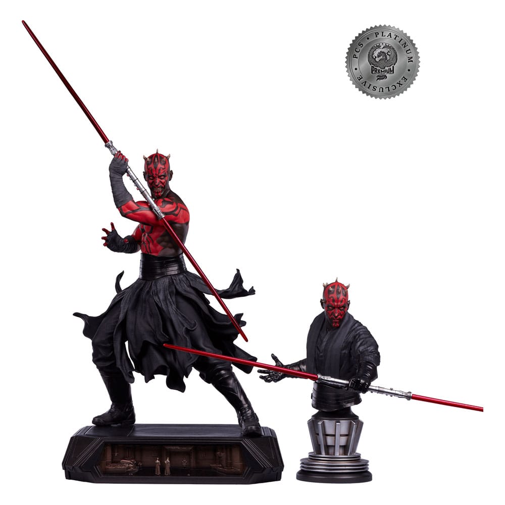 Star Wars Epic Series Statue 1/3 Darth Maul Platinum Exclusive 86 cm P055264