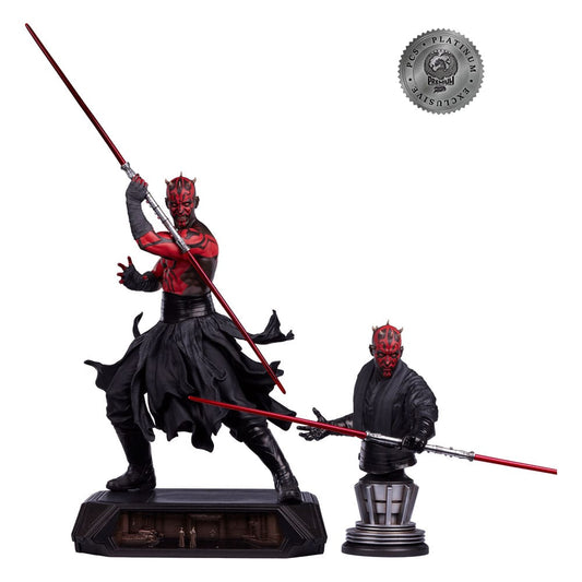 Star Wars Epic Series Statue 1/3 Darth Maul Platinum Exclusive 86 cm P055264