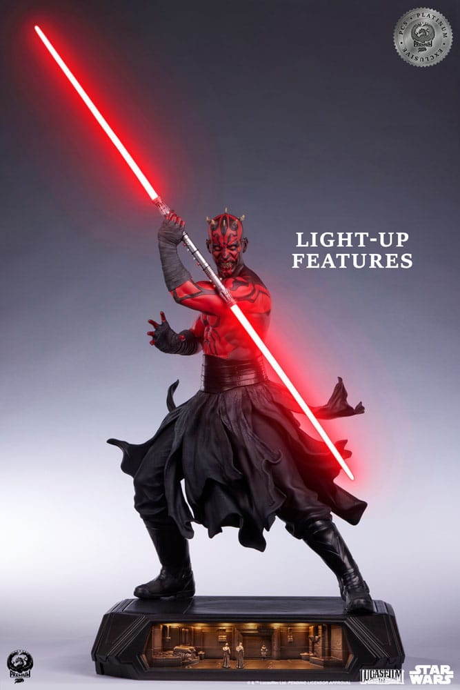 Star Wars Epic Series Statue 1/3 Darth Maul Platinum Exclusive 86 cm P055264
