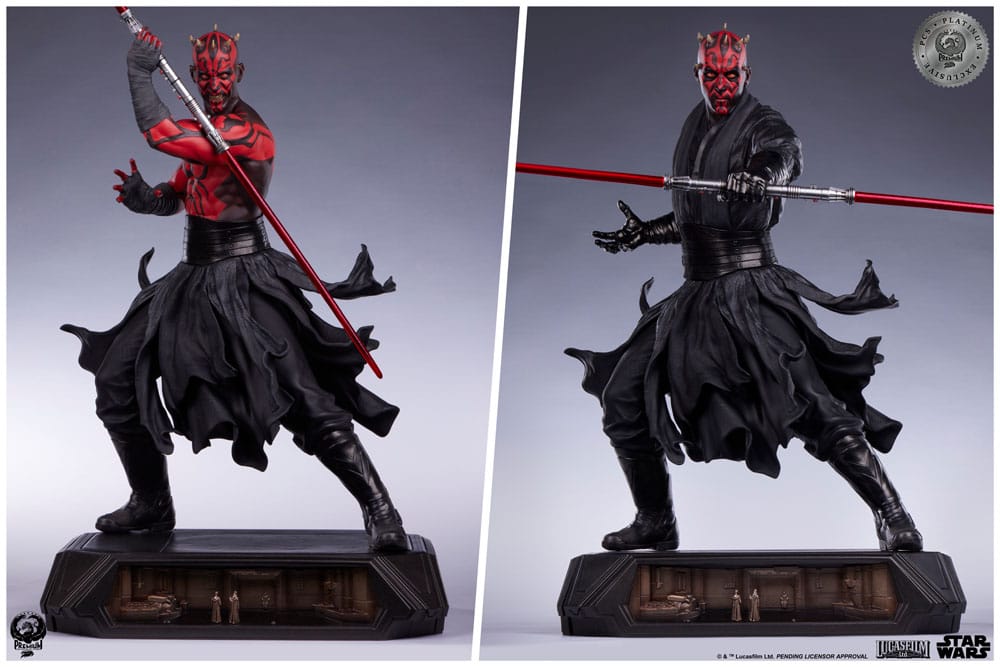 Star Wars Epic Series Statue 1/3 Darth Maul Platinum Exclusive 86 cm P055264