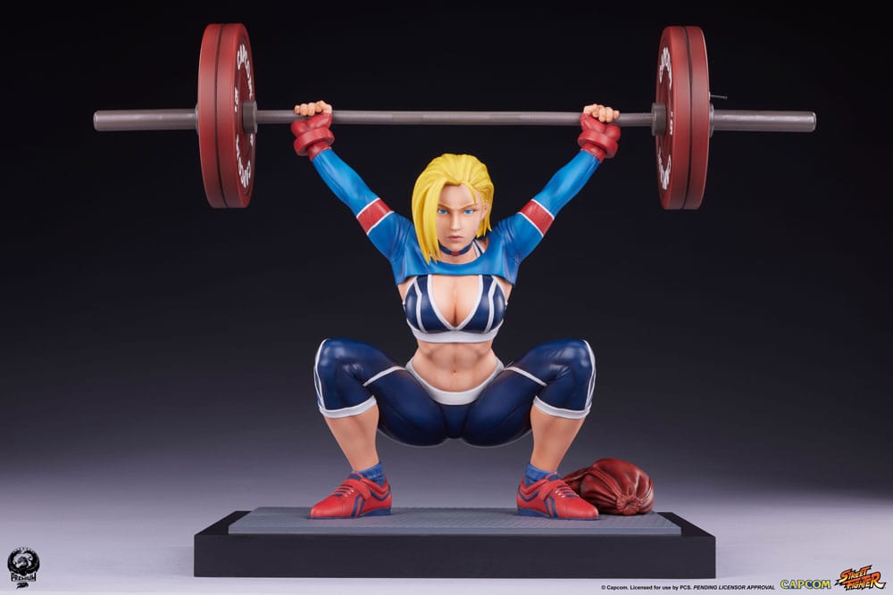 Street Fighter Premier Series Statue 1/4 Cammy: Powerlifting SF6 41 cm P055267