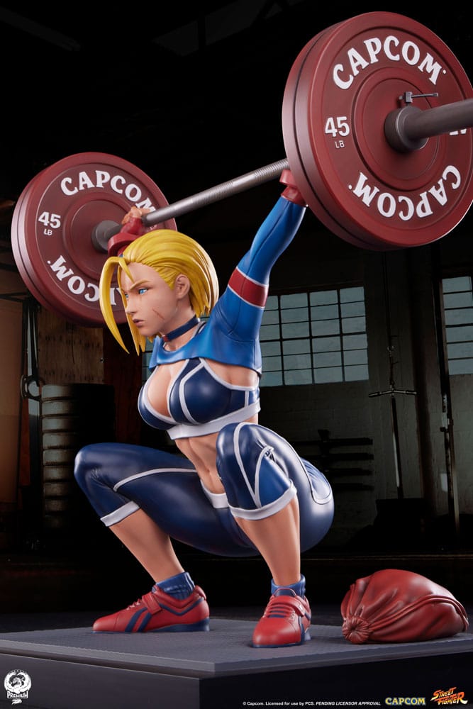Street Fighter Premier Series Statue 1/4 Cammy: Powerlifting SF6 41 cm P055267