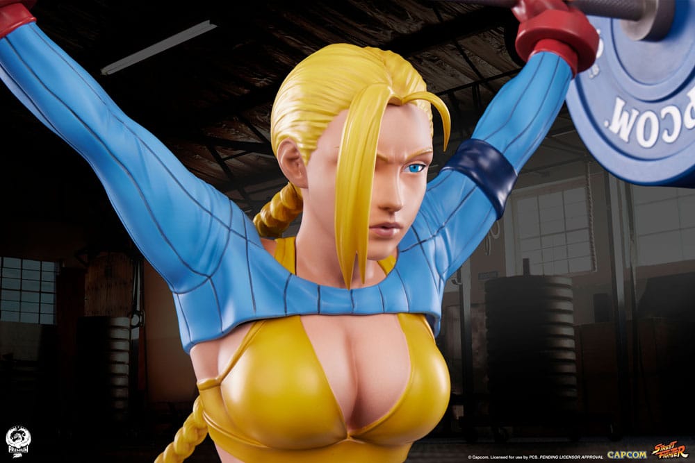 Street Fighter Premier Series Statue 1/4 Cammy: Powerlifting Alpha 41 cm P055268