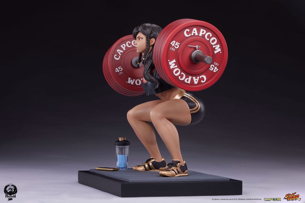 Street Fighter Premier Series Statue 1/4 Chun-Li Powerlifting (Battle Edition) 37 cm P055272