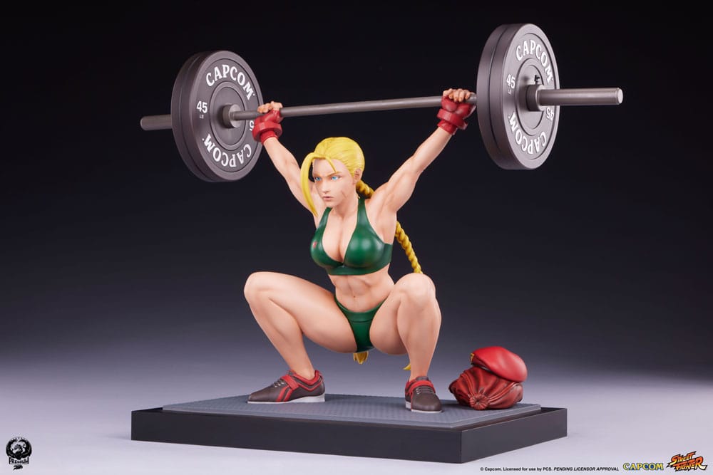 Street Fighter Premier Series Statue 1/4 Cammy: Powerlifting 41 cm P055273