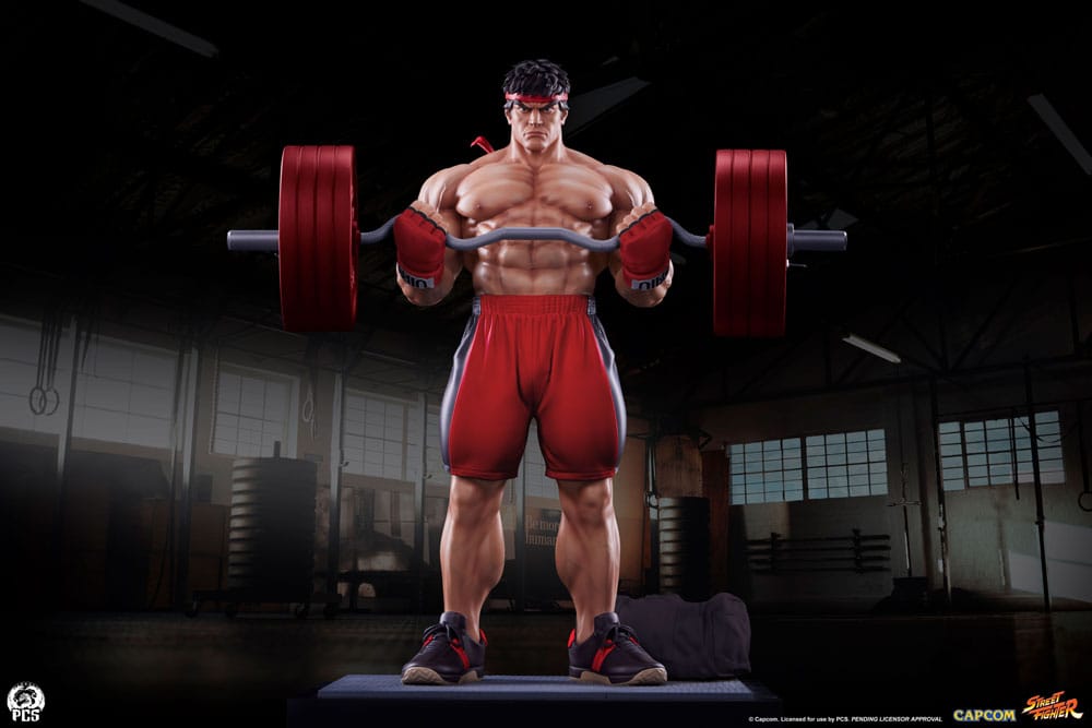 Street Fighter Premier Series Statue 1/4 Ryu: Powerlifting 53 cm P055274