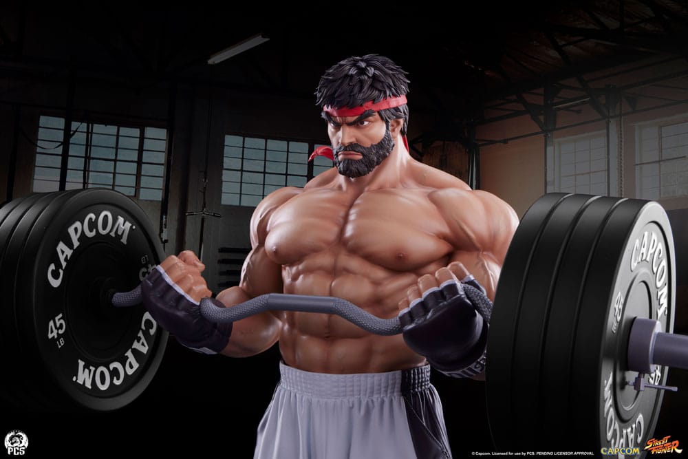 Street Fighter Premier Series Statue 1/4 Ryu Battle Edition: Powerlifting 53 cm P055275